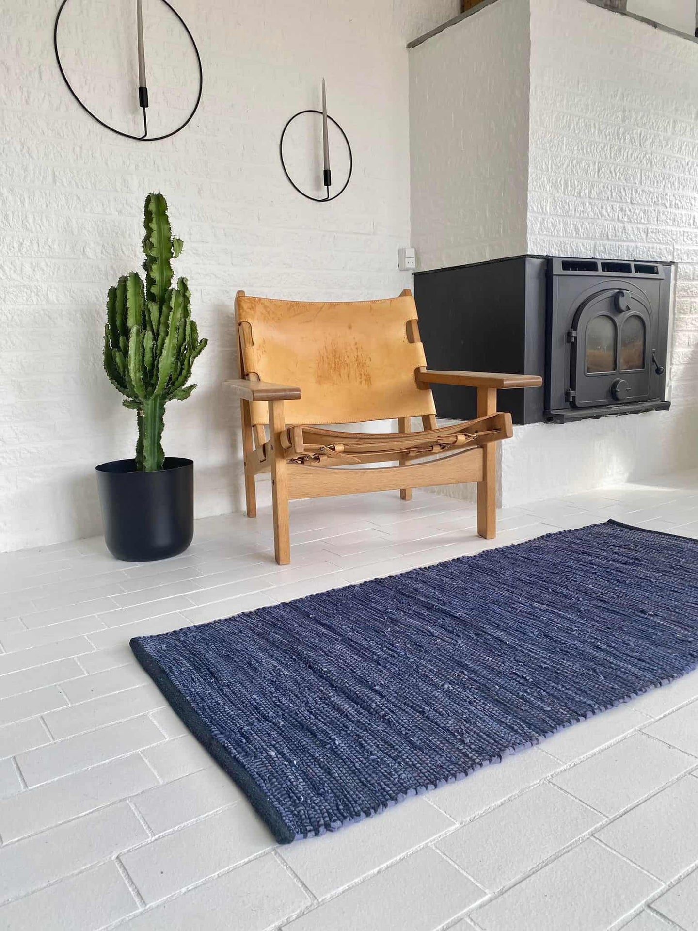 Gulvtæppe JEANS 70x200cm - VIAMAJA.DK