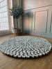 Golvmatta med Dots - Naturmix 120 cm