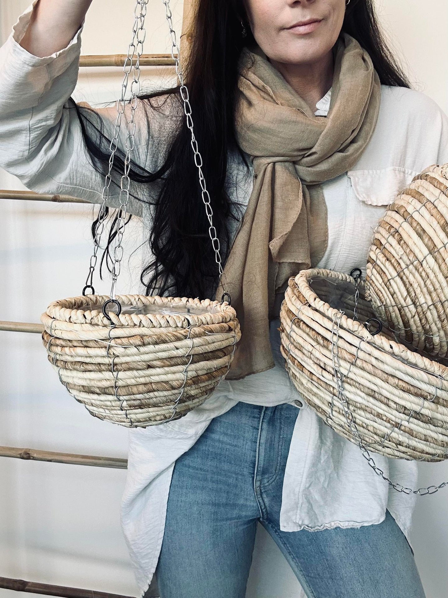 Hænge plantekurve – Sæt med 3 stk - VIAMAJA.DK