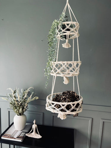 Hængekurv med 3 kurve - VIAMAJA.DK