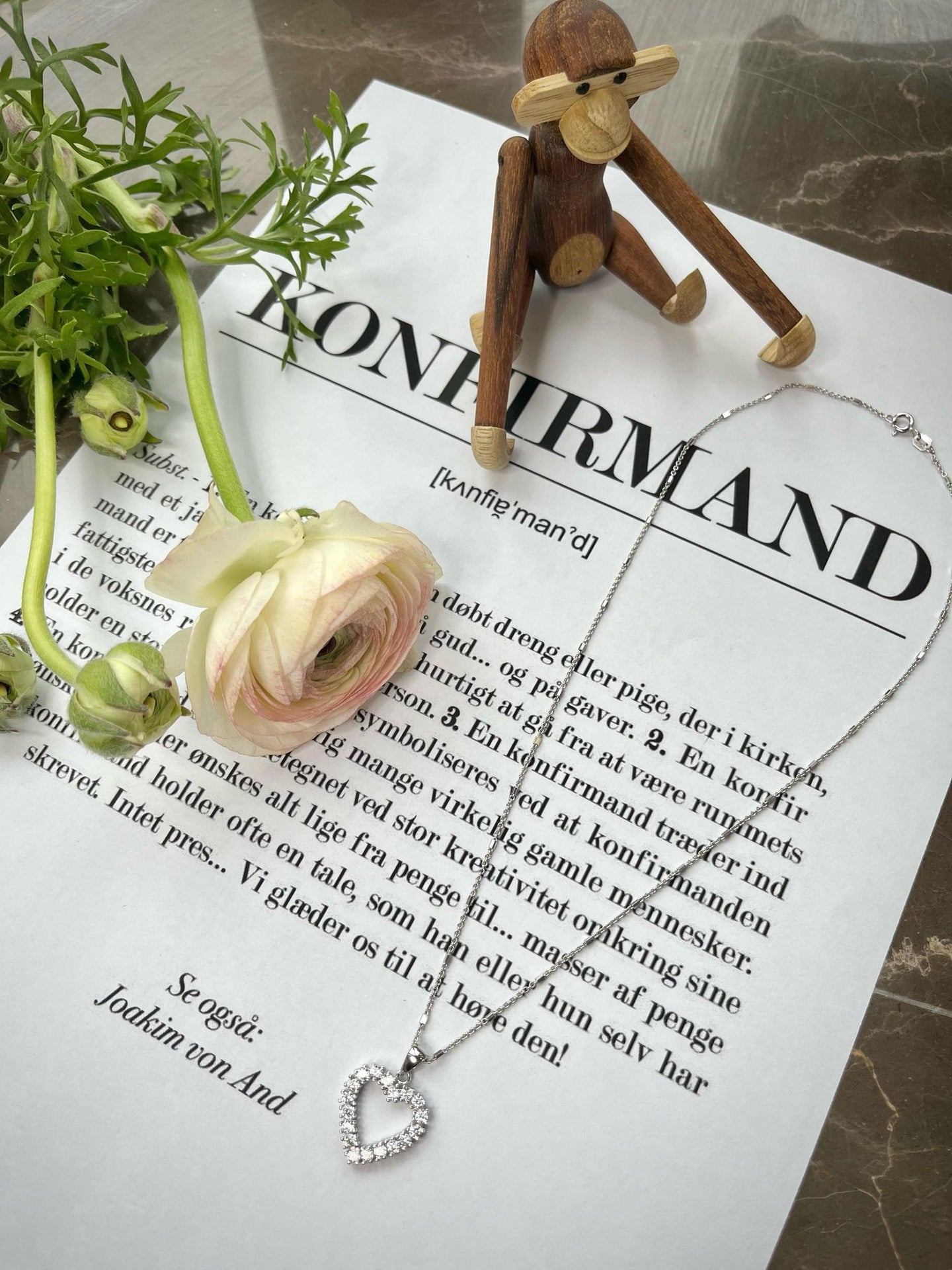 Halskæde Cassandra Sterling sølv - VIAMAJA.DK