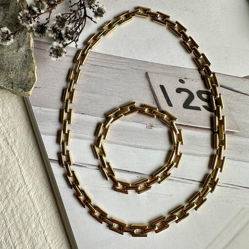 Halskæde Clarissa forgyldt - Vandfast - VIAMAJA.DK