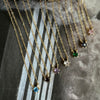 Halsband Gia - Förgyllt sterlingsilver m. zirkon