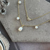 Halsband Irina 18K förgylld - Hjärta m. Zirkoner