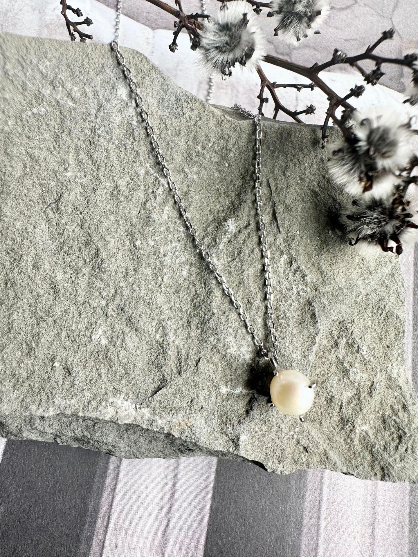 Halskæde Maggie Sterling Silver - VIAMAJA.DK