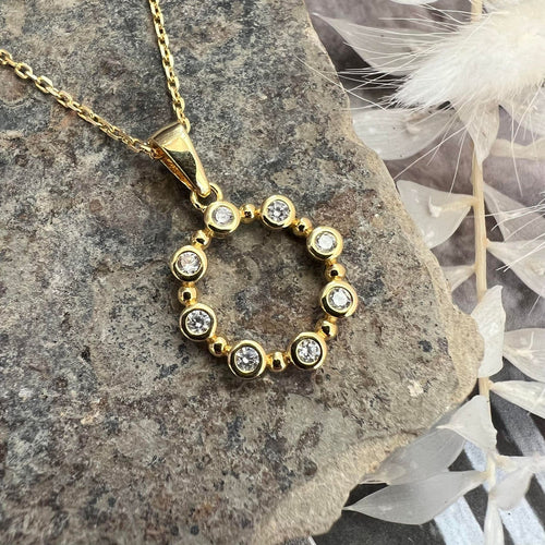 Halskæde Naja Sterling Silver 18k forgyldt - VIAMAJA.DK