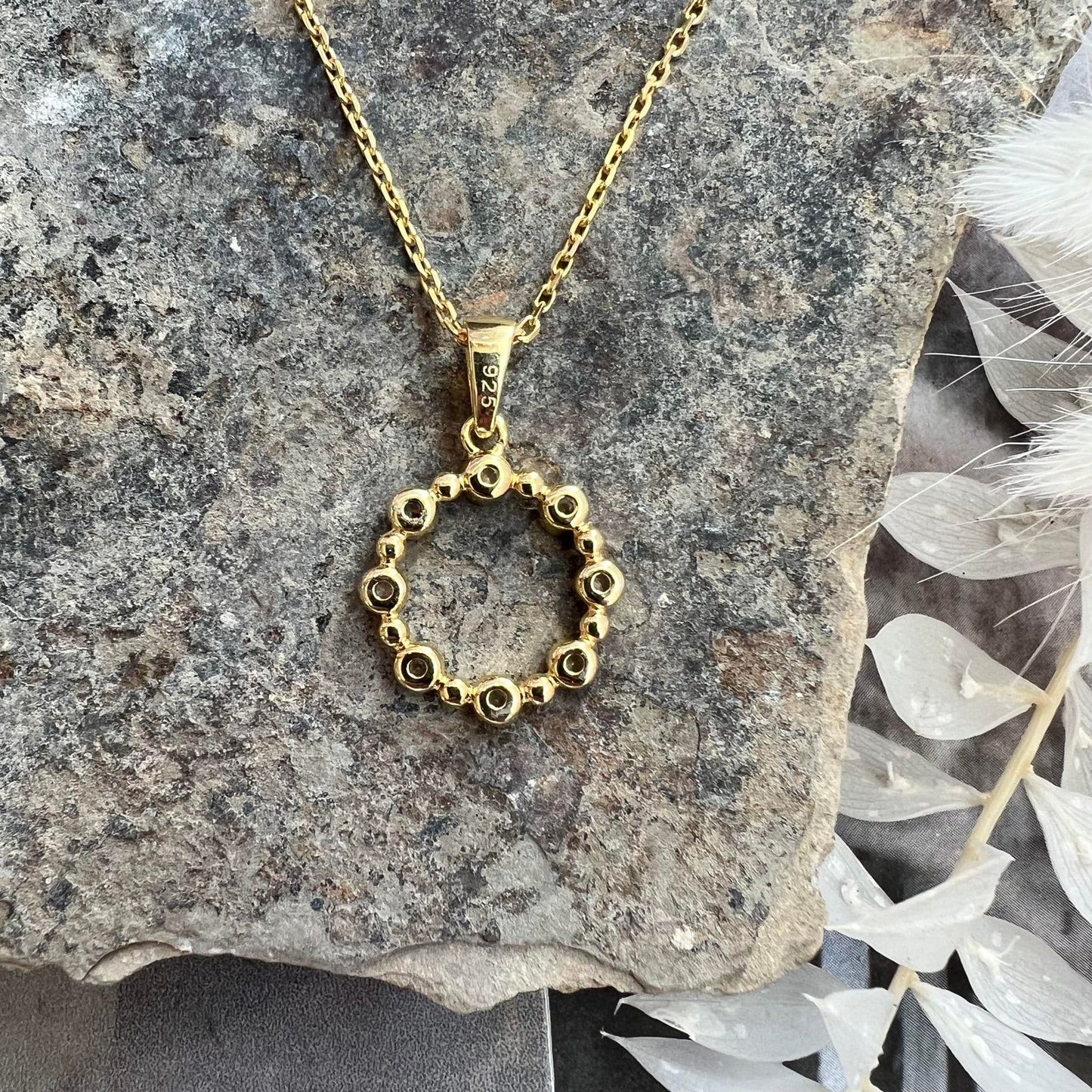 Halskæde Naja Sterling Silver 18k forgyldt - VIAMAJA.DK