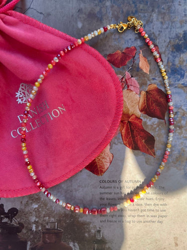 Halskæde Sarah Red - VIAMAJA.DK