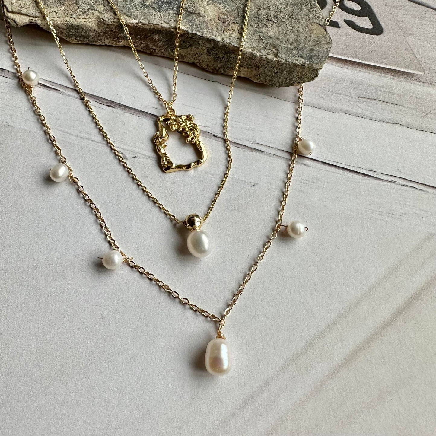 Halskæde Victoria 18K forgyldt - VIAMAJA.DK