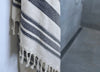 Hamam-handduk – Svart / Off White – 90×180