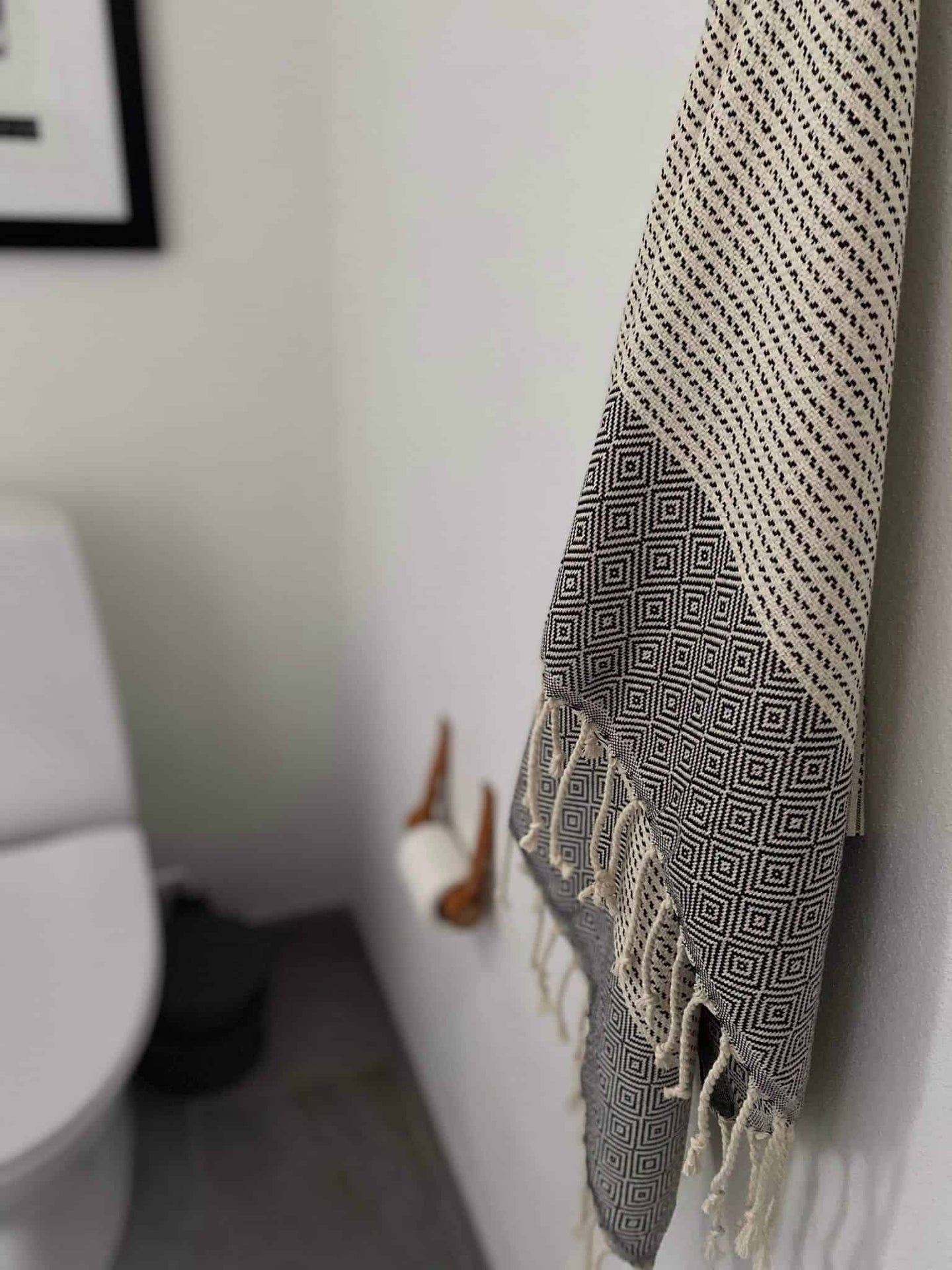 Hamam håndklæde – Dot – 50×100 - VIAMAJA.DK