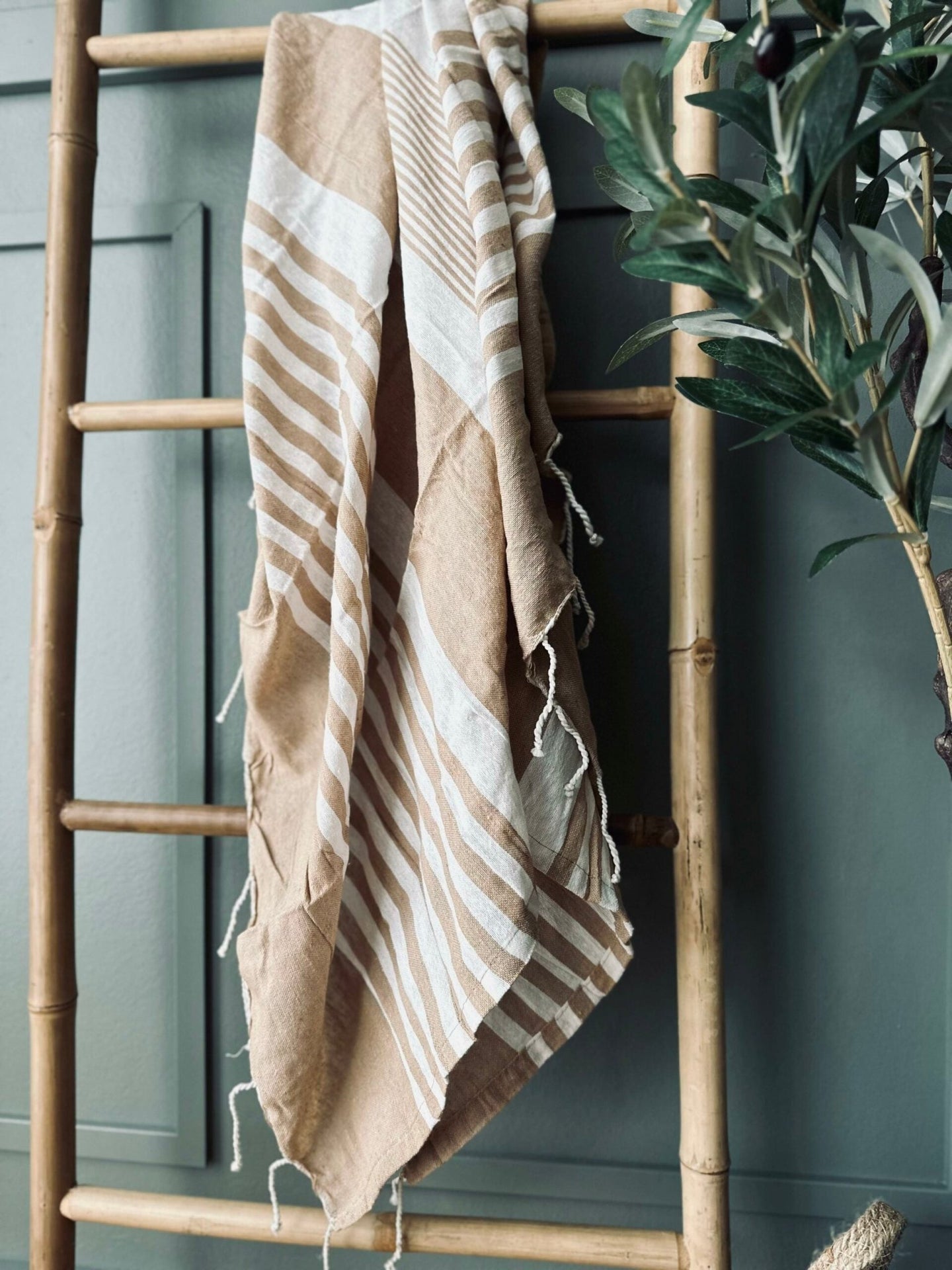Hammam håndklæde – Beige - VIAMAJA.DK