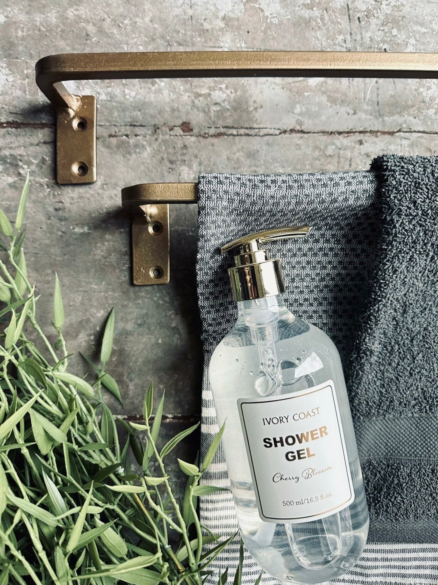 Håndklædeholder - Gold 80cm - VIAMAJA.DK