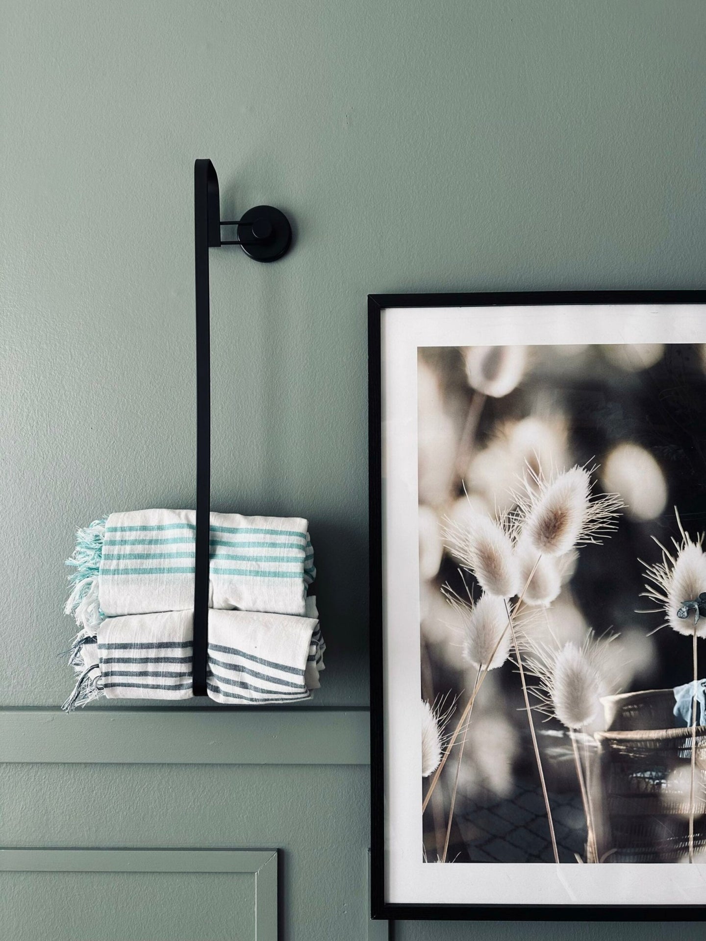 Håndklædeholder med sugekopper - VIAMAJA.DK