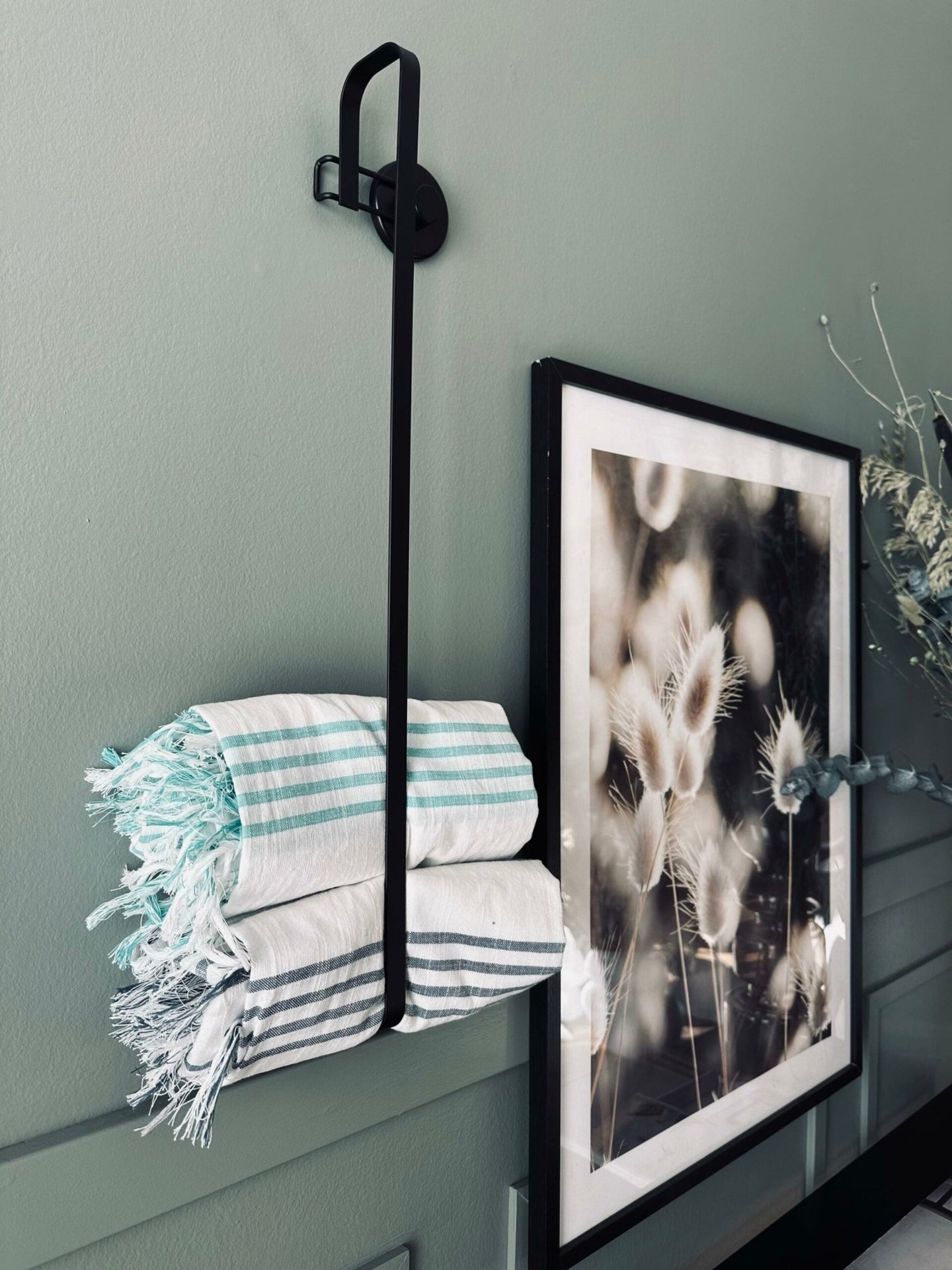 Håndklædeholder med sugekopper - VIAMAJA.DK