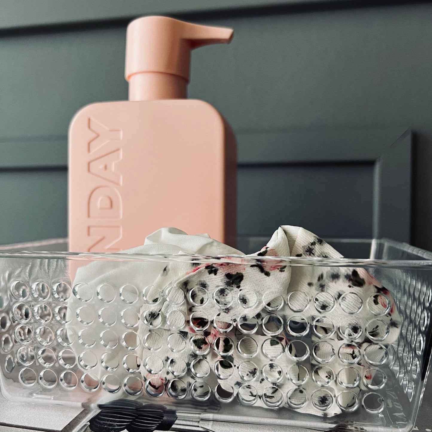 Hårelastikker scrunchie 2 stk - Hvid mix - VIAMAJA.DK