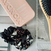 Hårsnoddar scrunchie 2 st - Svart mix
