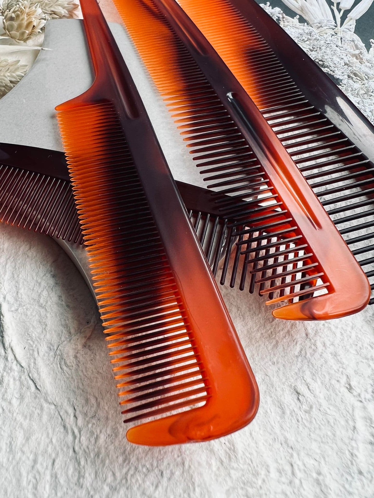 Hårkamme Brown – Sæt af 4 stk - VIAMAJA.DK
