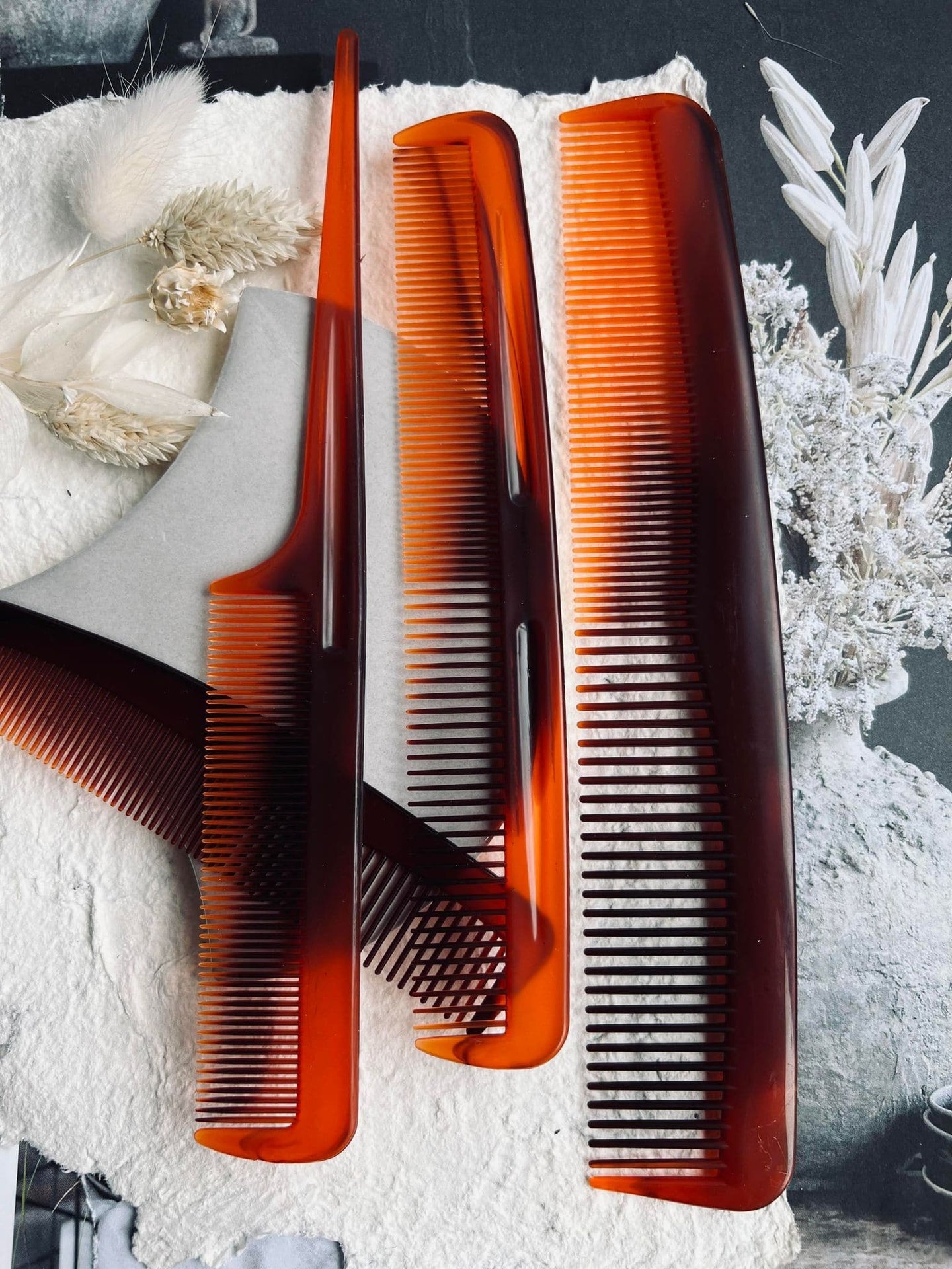Hårkamme Brown – Sæt af 4 stk - VIAMAJA.DK