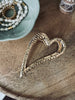Hårklämma – Golden heart