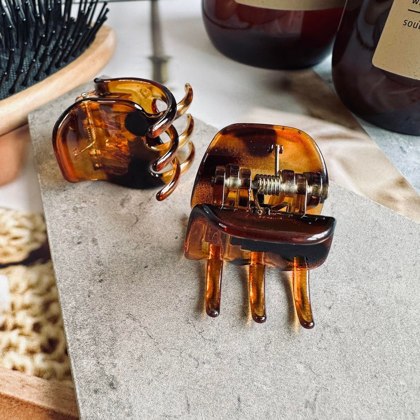 Hårklemmer Gaisa brown - 2 stk - VIAMAJA.DK