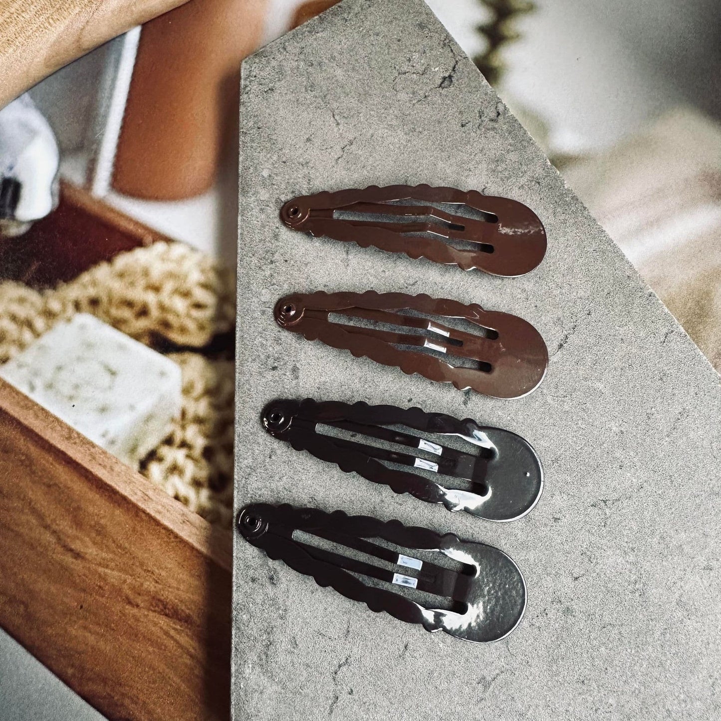 Hårklemmer Mina Beige 4 stk - VIAMAJA.DK