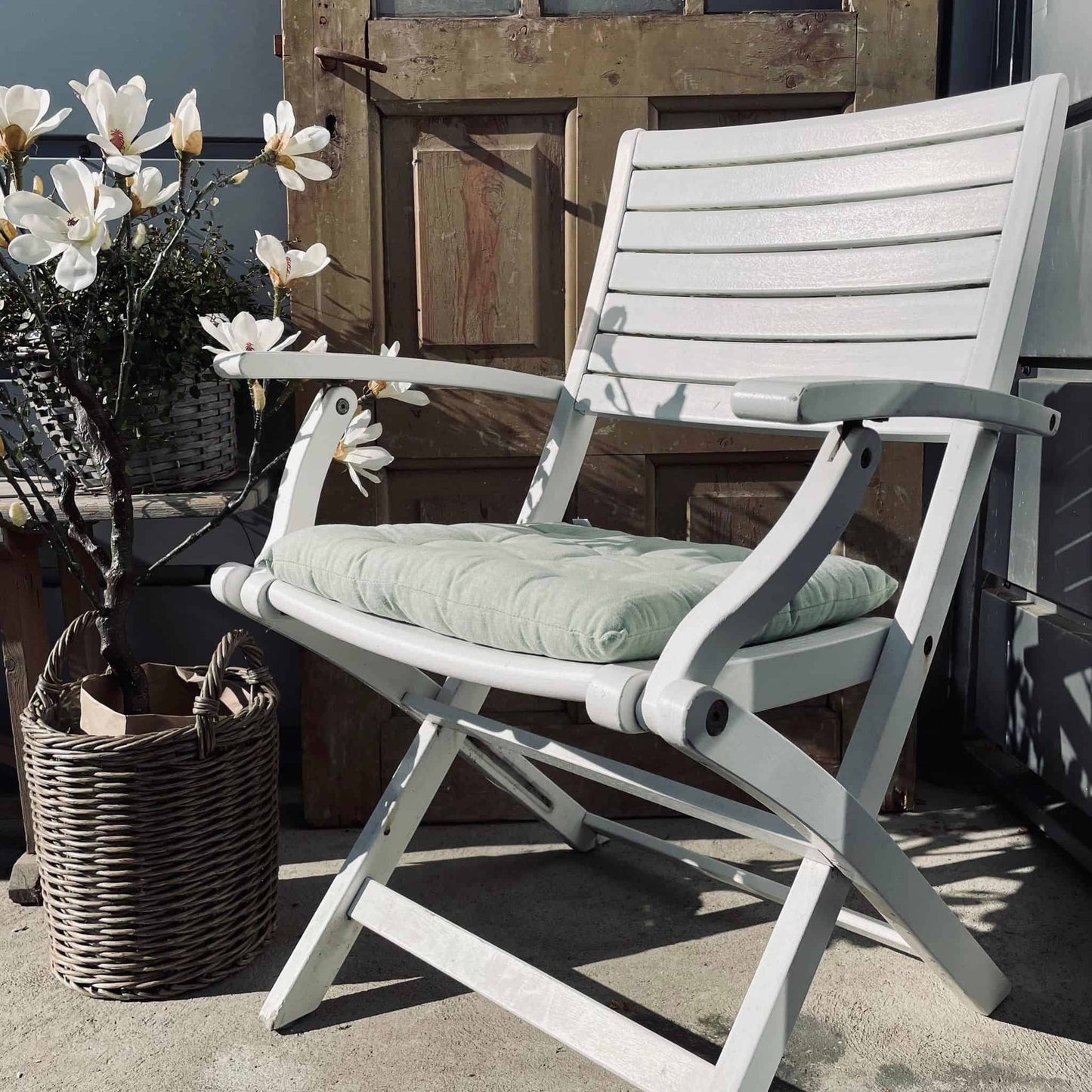 Havehynde futon – Duset grøn 40×40 - VIAMAJA.DK