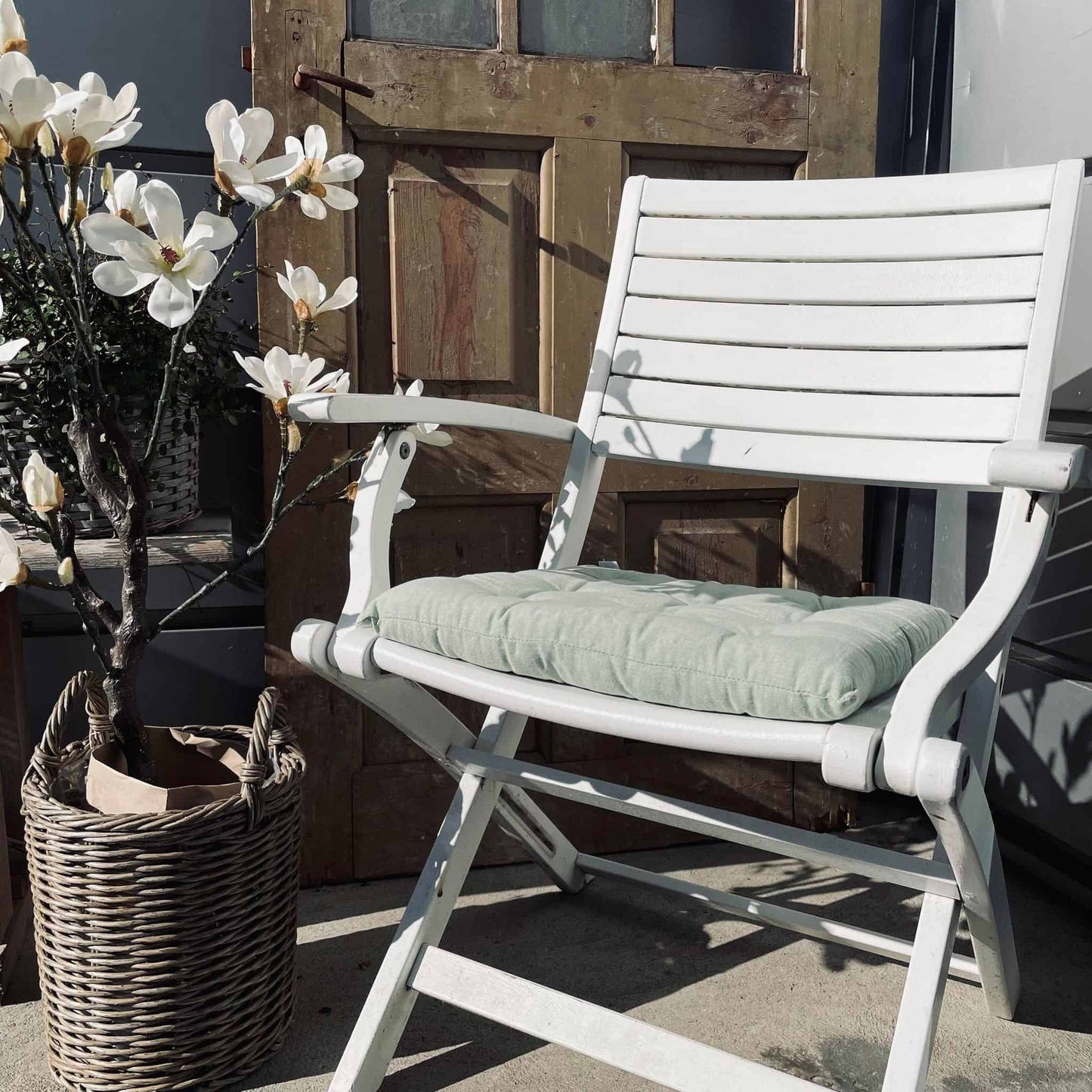 Havehynde futon – Duset grøn 40×40 - VIAMAJA.DK