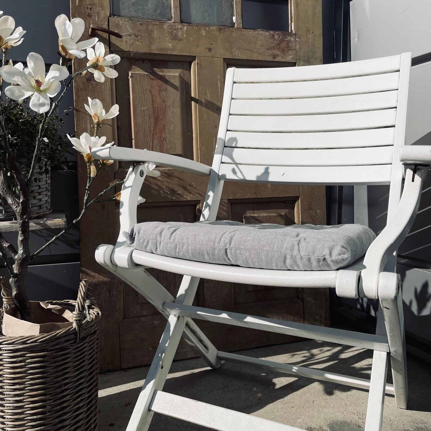 Havehynde futon – Grå 40×40 - VIAMAJA.DK