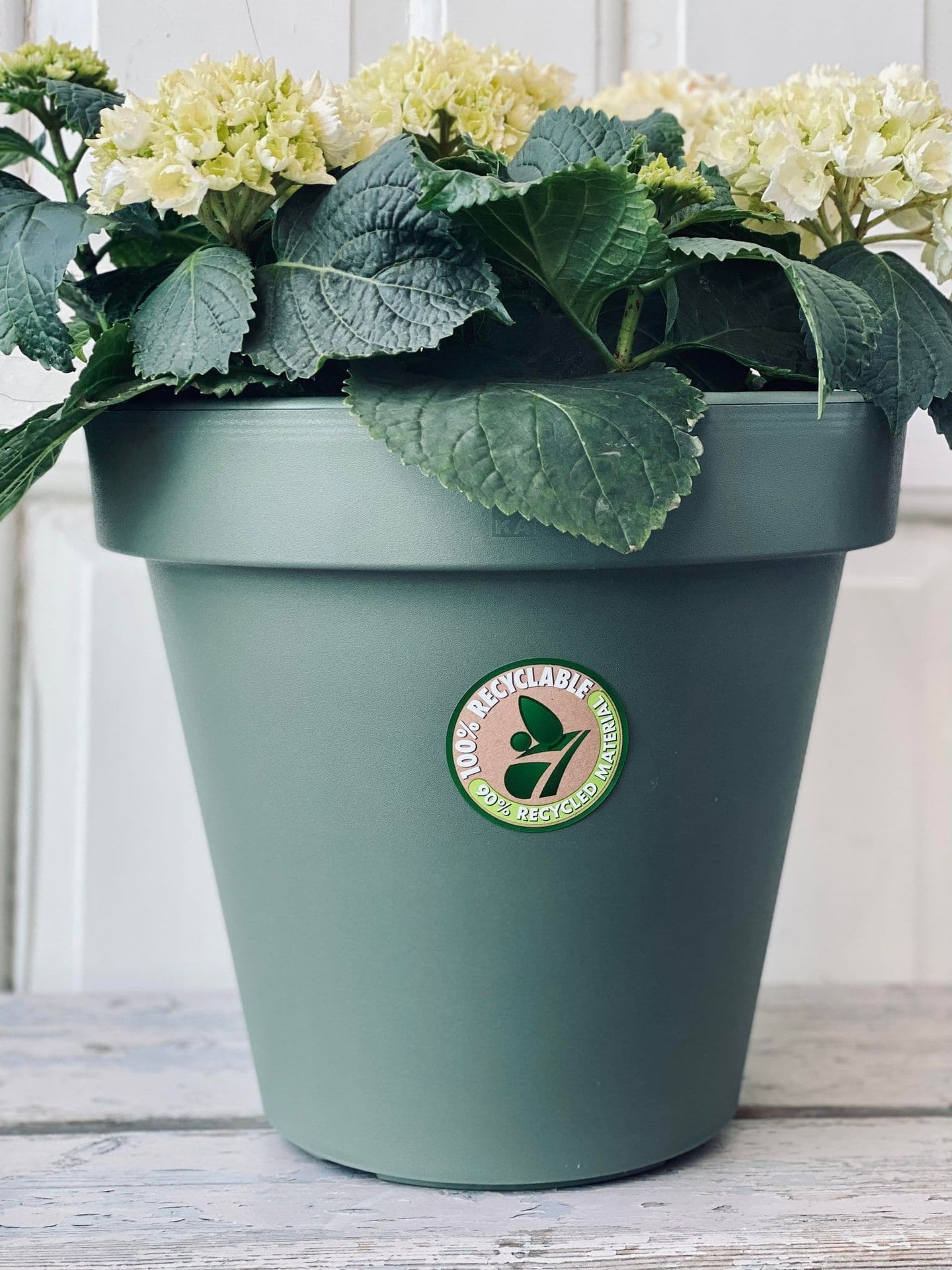 Havekrukke i recycling plast 35 cm - grøn - VIAMAJA.DK