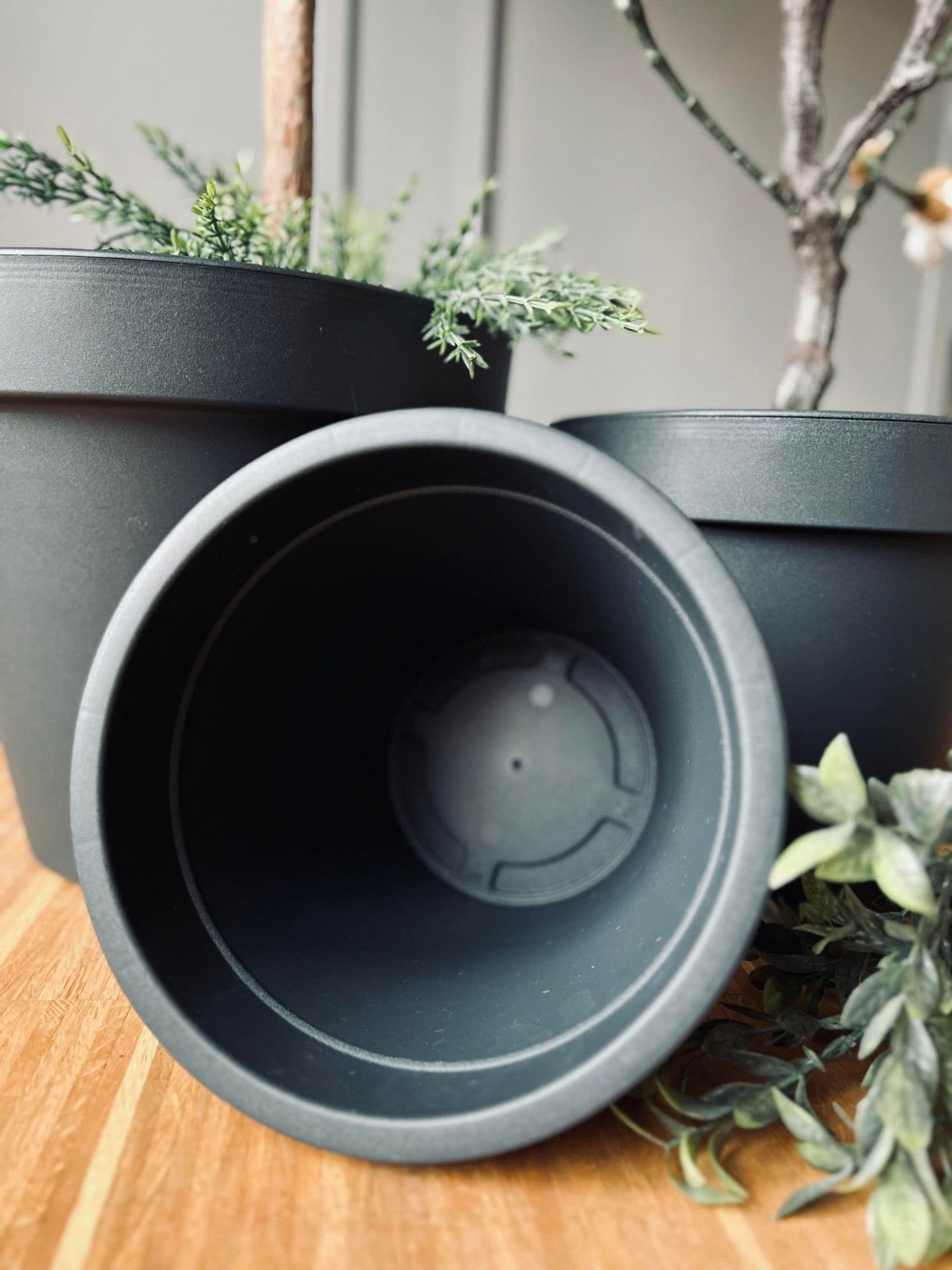 Havekrukke i recycling plast - Stor Ø 35 cm - VIAMAJA.DK