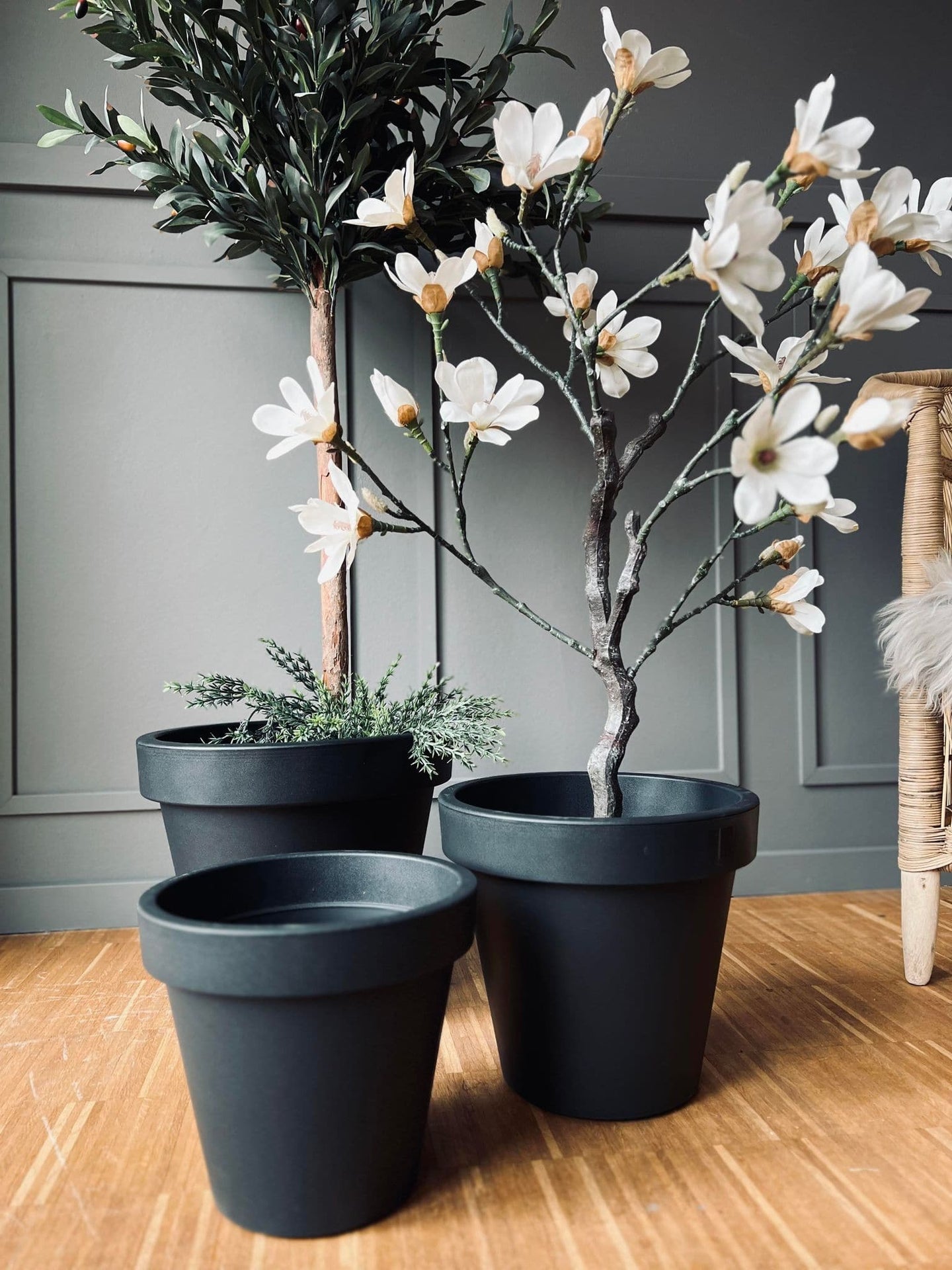 Havekrukke i recycling plast - Stor Ø 35 cm - VIAMAJA.DK