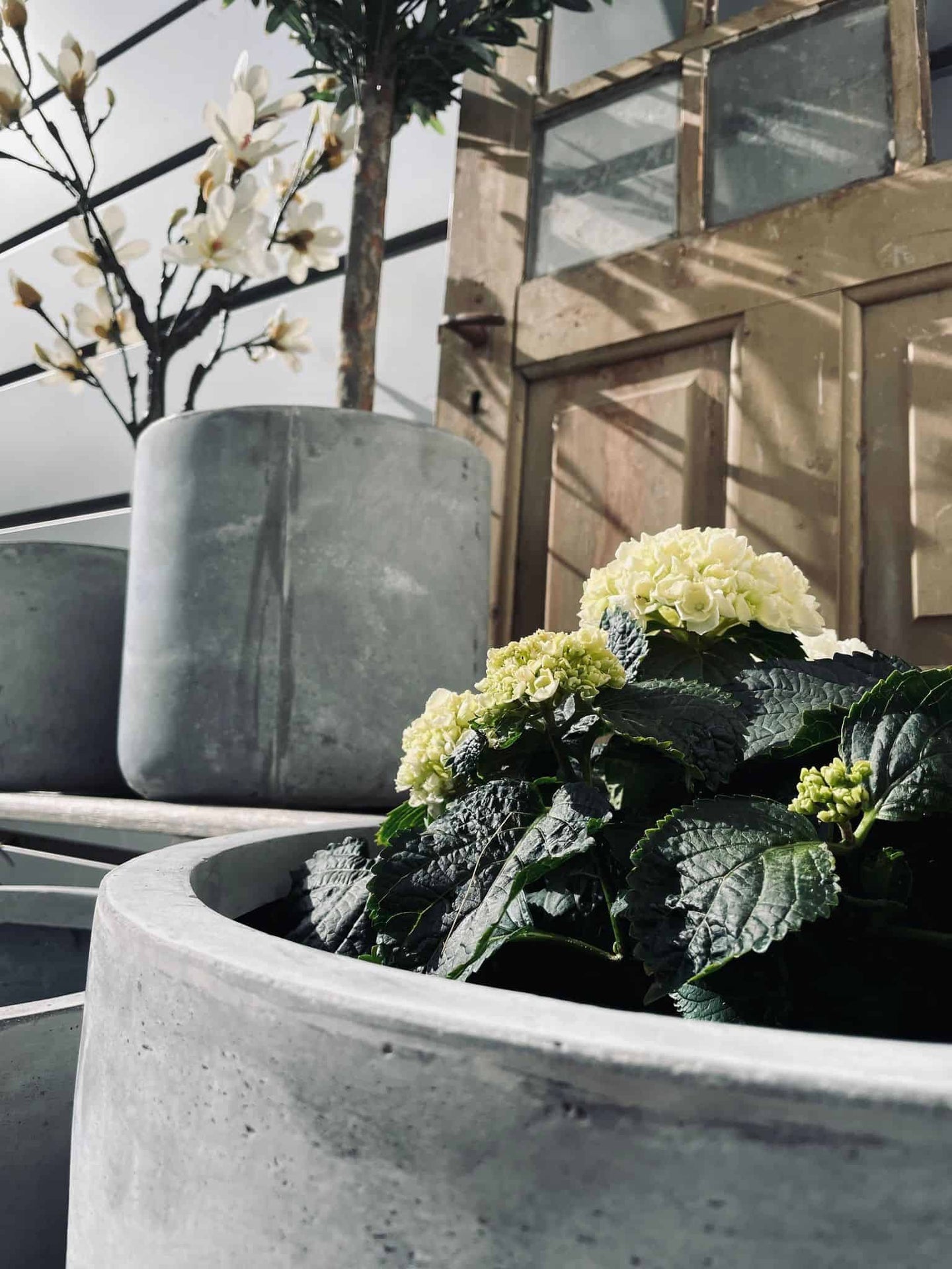 Havekrukke sæt i fibercement - 4 størrelser - VIAMAJA.DK