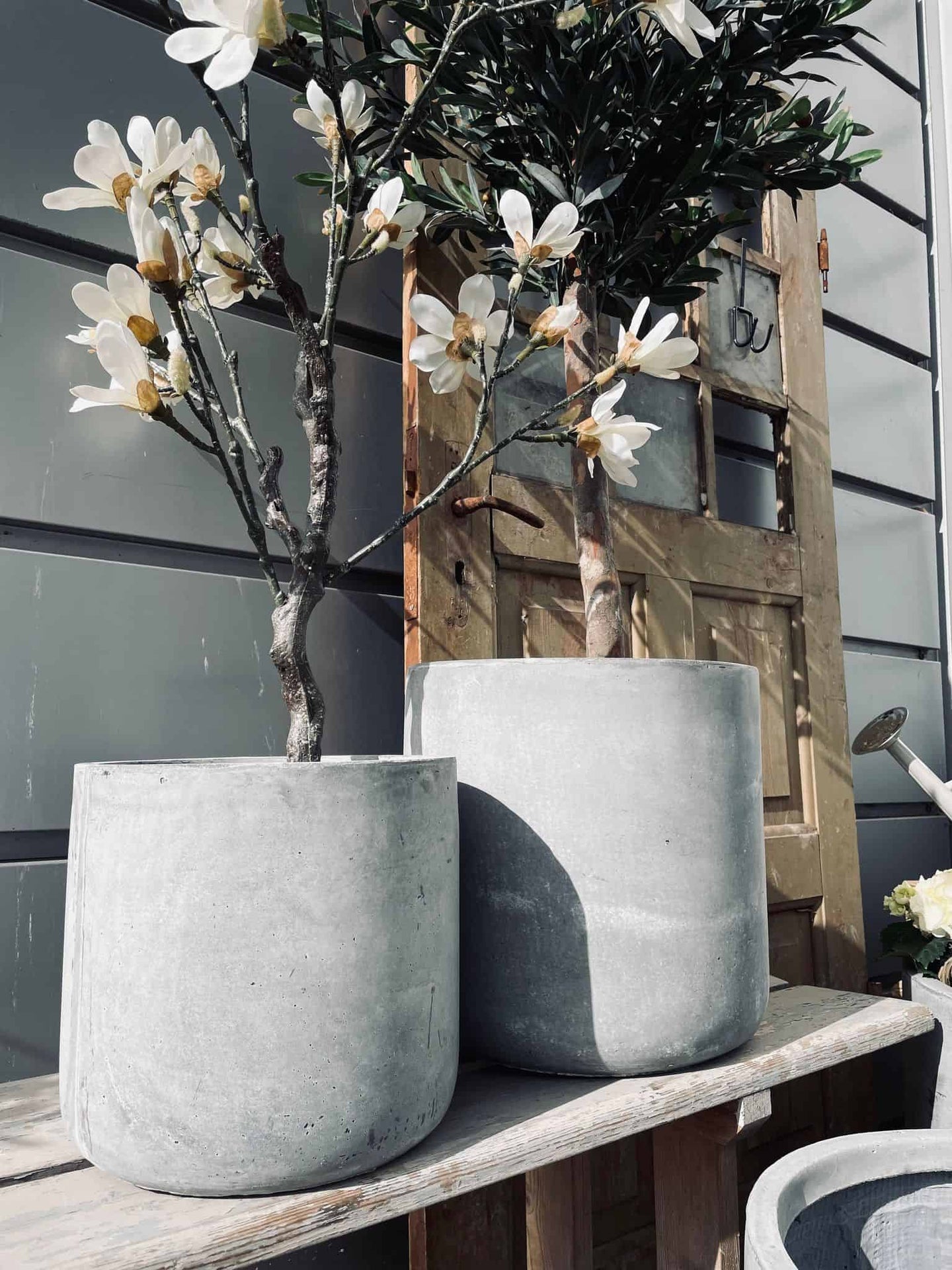 Havekrukke sæt i fibercement - 4 størrelser - VIAMAJA.DK