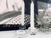 Hög Diamant Ljusstake i klart glas