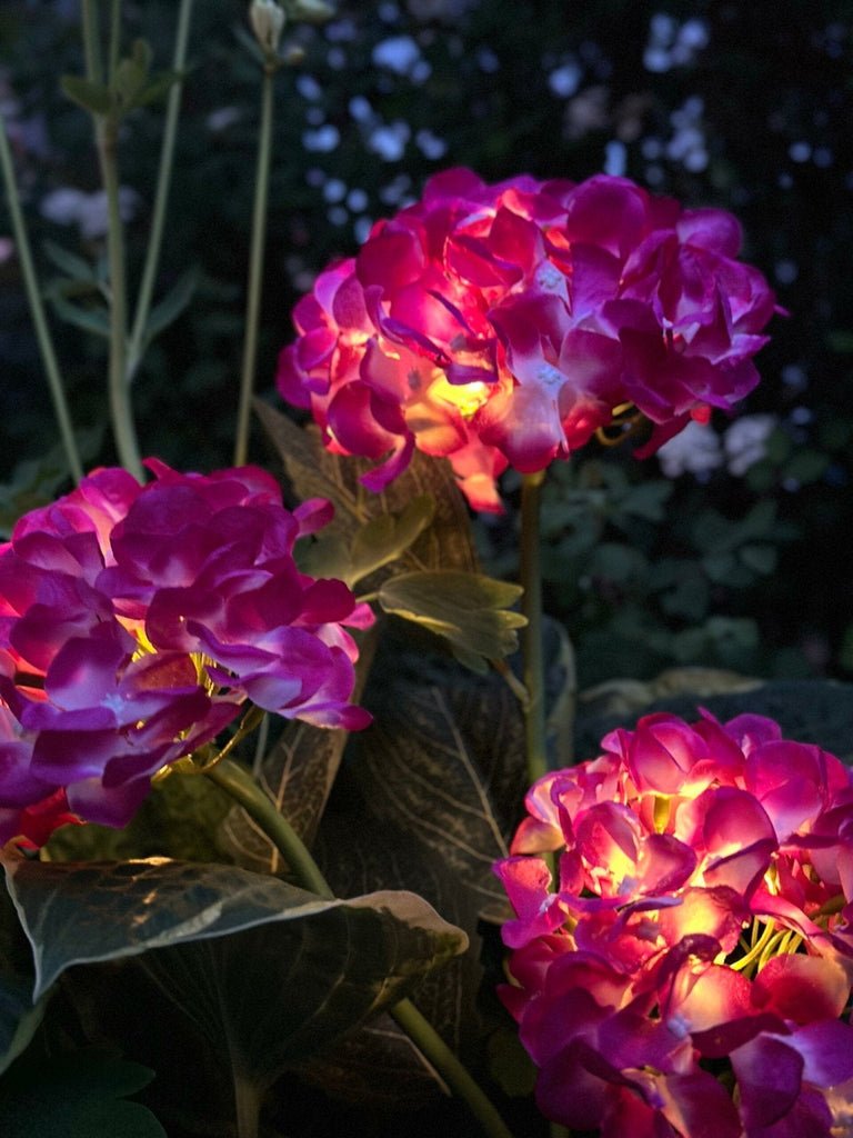 Hortensia med solceller – Pink - VIAMAJA