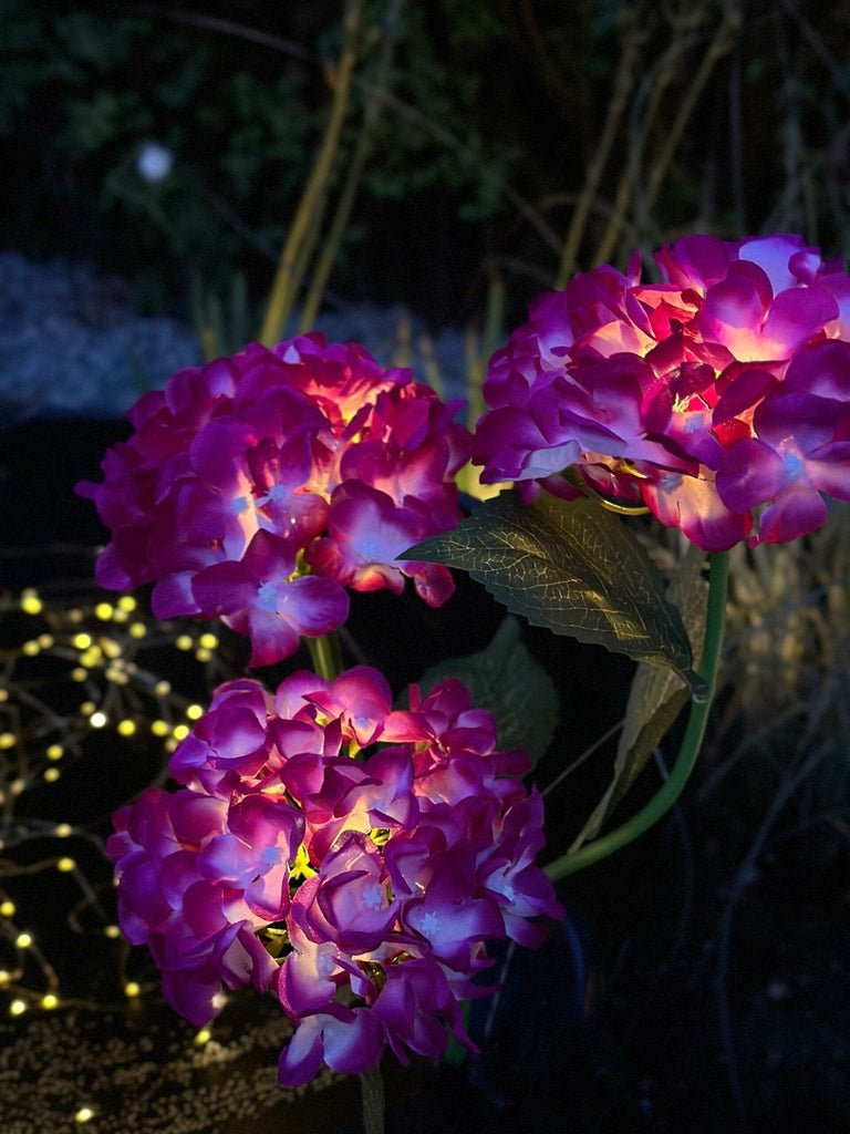 Hortensia med solceller – Pink - VIAMAJA