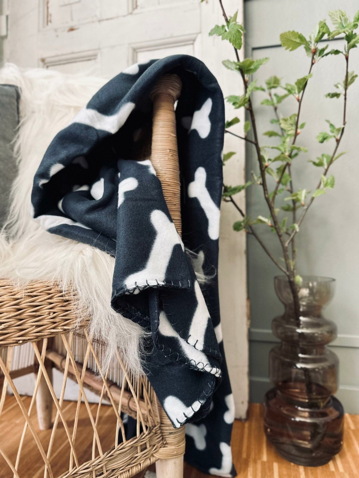 Hundetæppe – 70×100 Black - VIAMAJA.DK