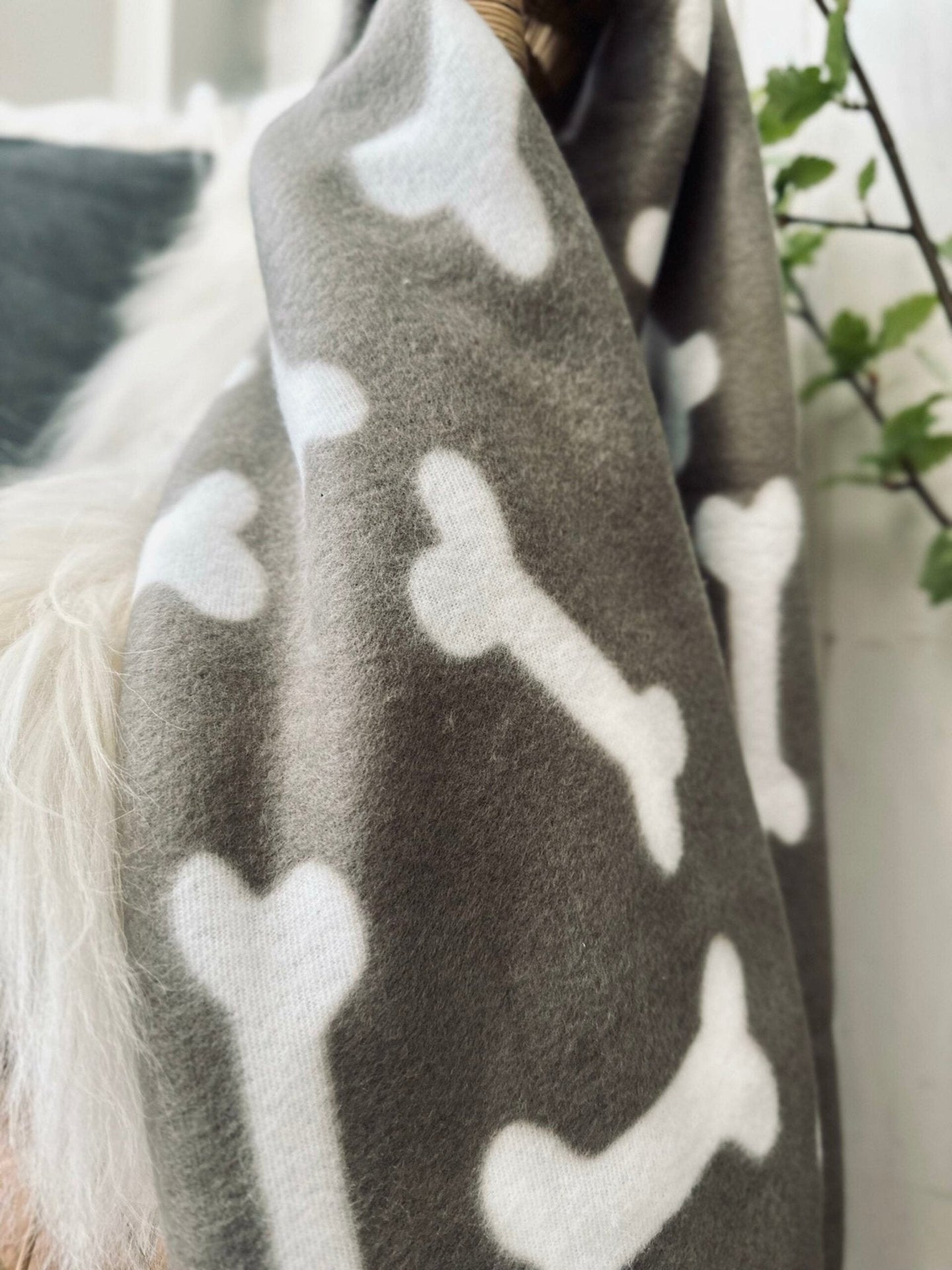 Hundetæppe - Beige fleece - VIAMAJA.DK