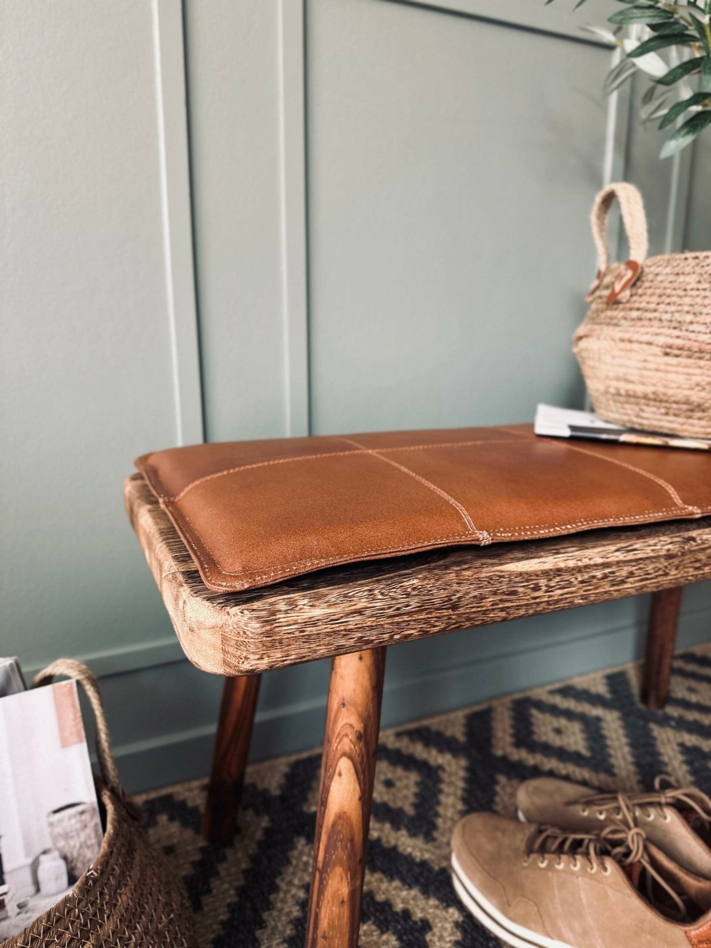 Hynde i læder - Cognac bøffellæder - VIAMAJA.DK