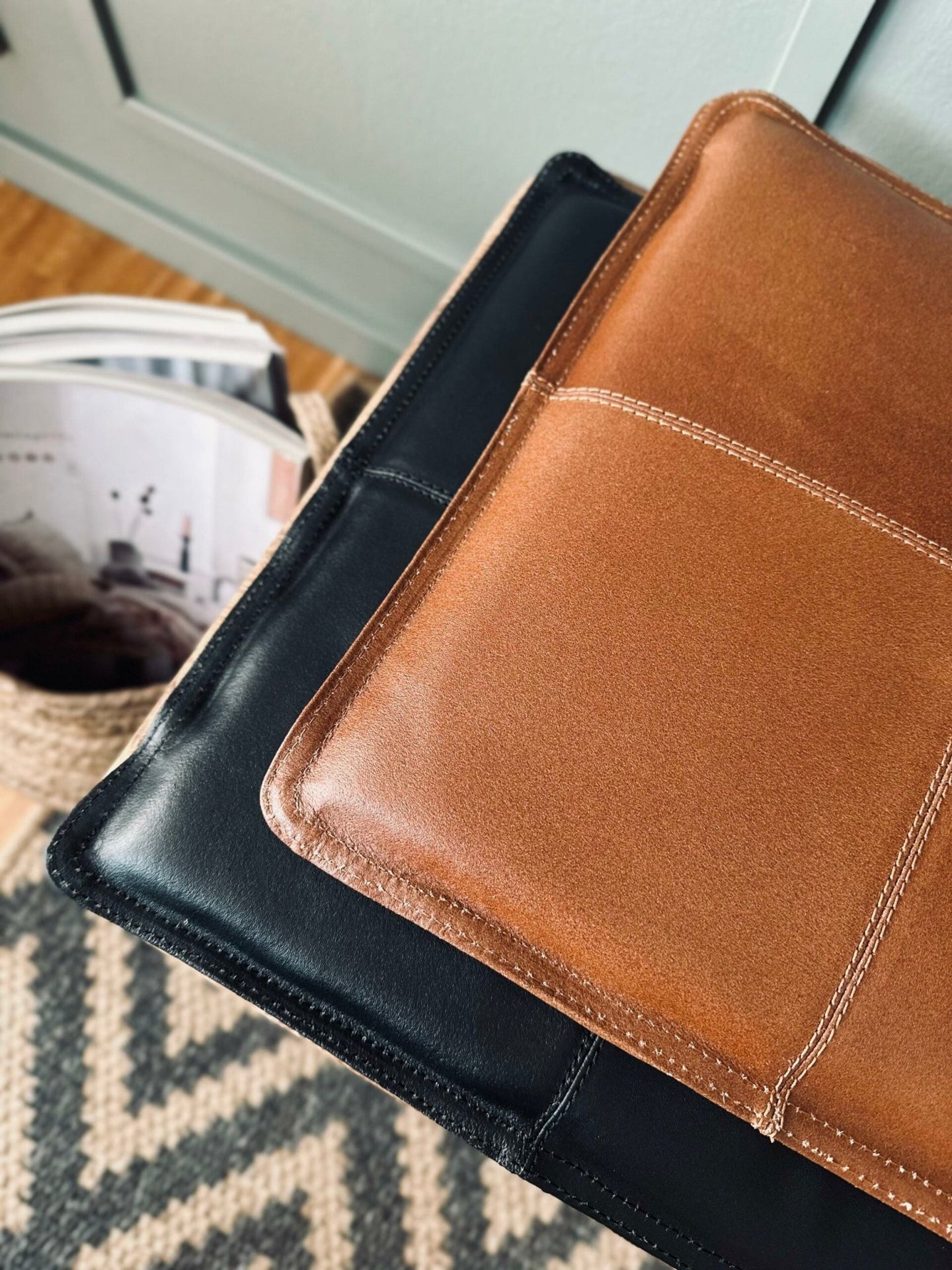 Hynde i læder - Cognac bøffellæder - VIAMAJA.DK