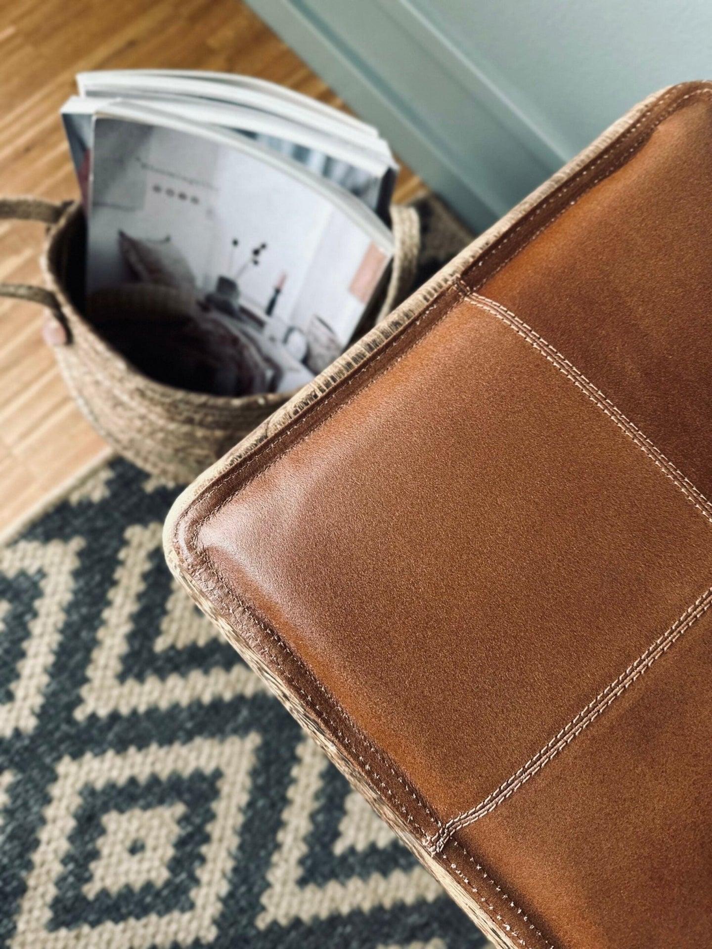 Hynde i læder - Cognac bøffellæder - VIAMAJA.DK