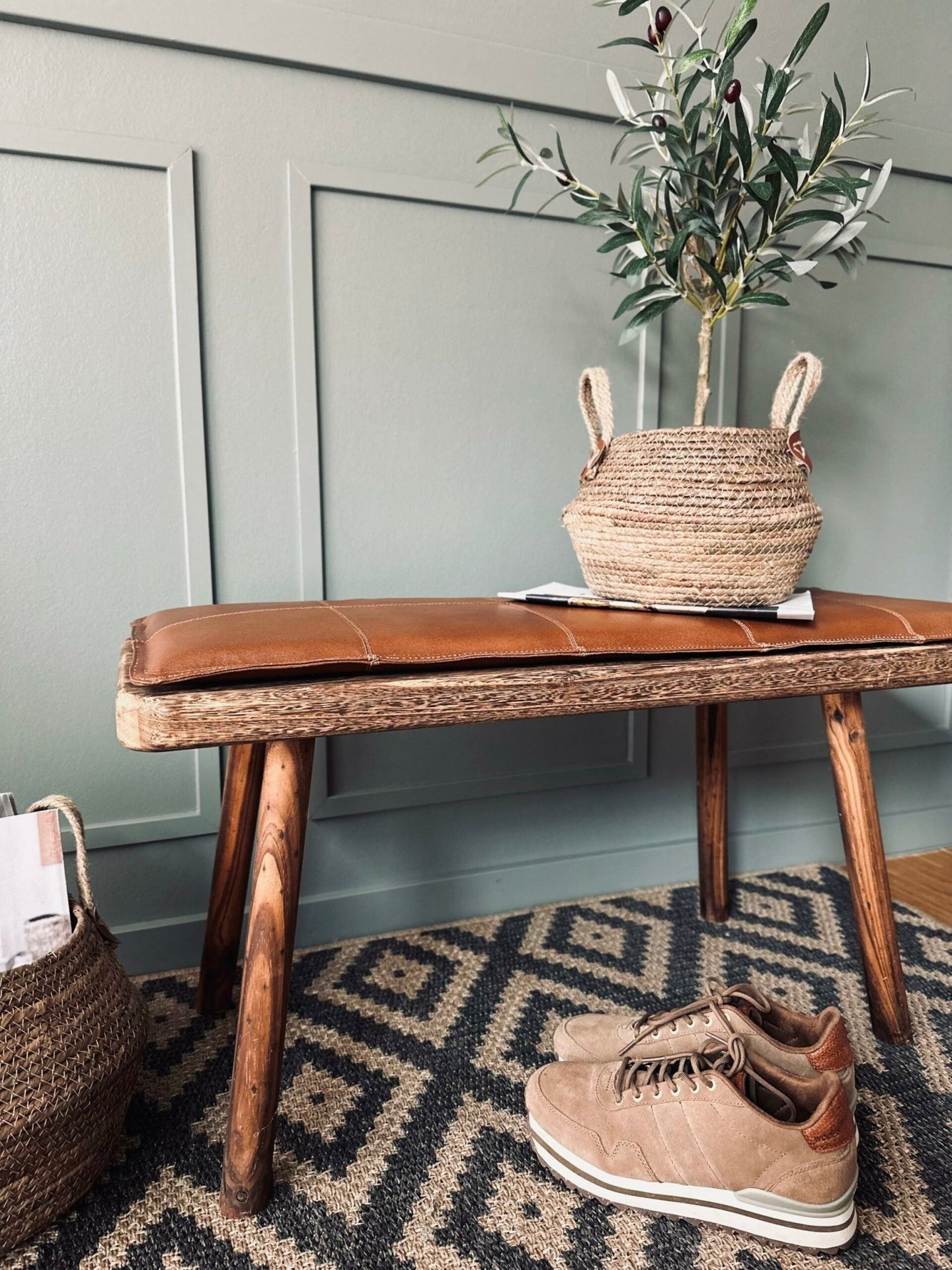 Hynde i læder - Cognac bøffellæder - VIAMAJA.DK