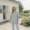 Stickad Linette grey