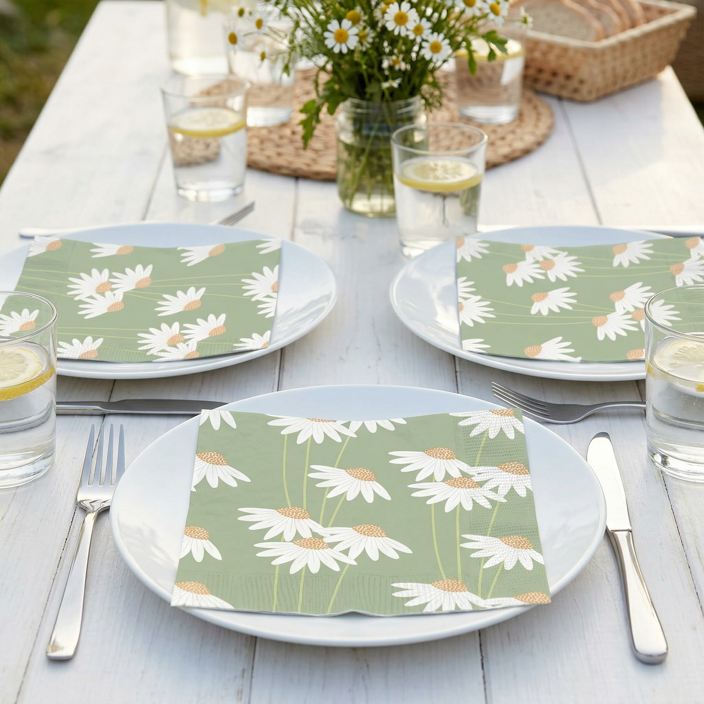 Servetter flower - 20 st