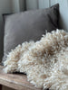 Imiterat lammskinn - Beige krull