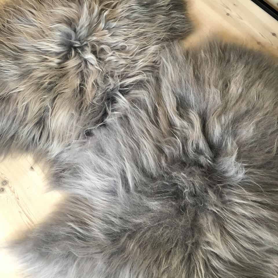 Islandsk lammeskind - grey breeze - VIAMAJA