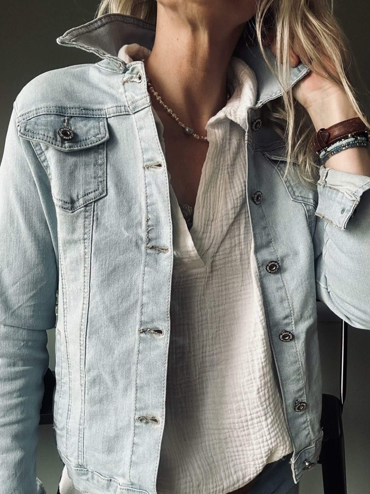 Jakke Alina Denim - VIAMAJA.DK