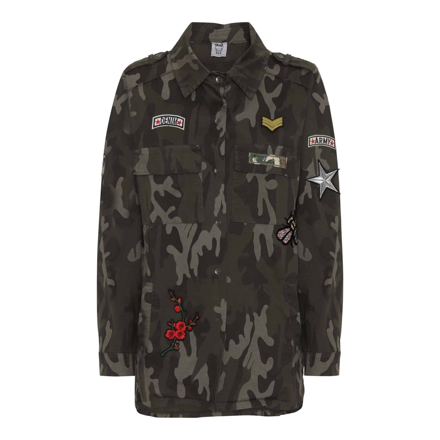 Jakke Army Grøn - VIAMAJA.DK