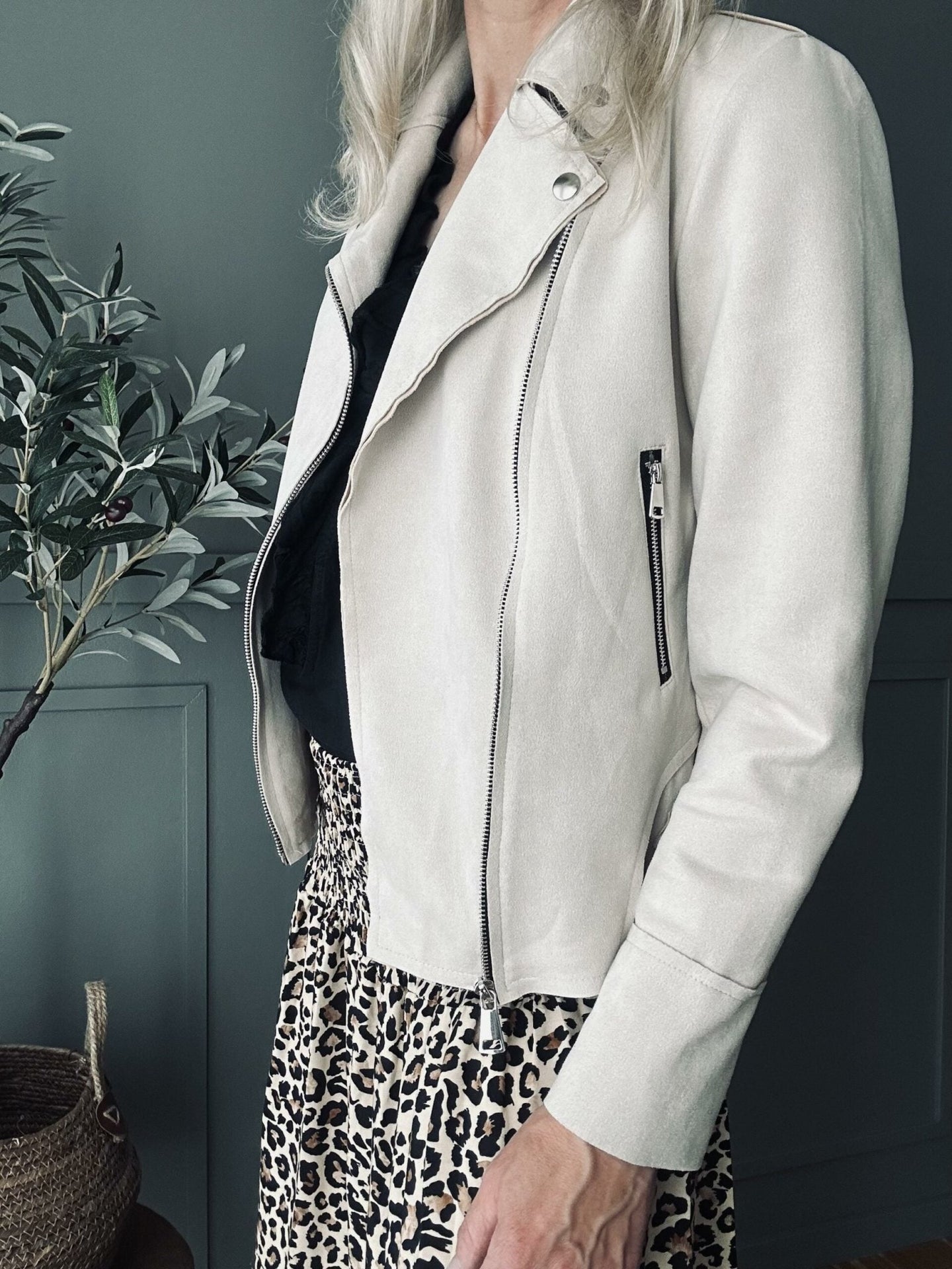 Jakke Lys Beige - VIAMAJA.DK